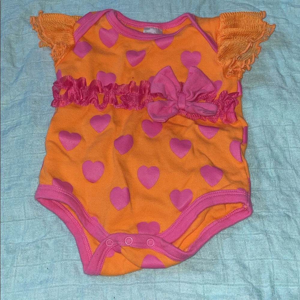 Baby polka dot onesie